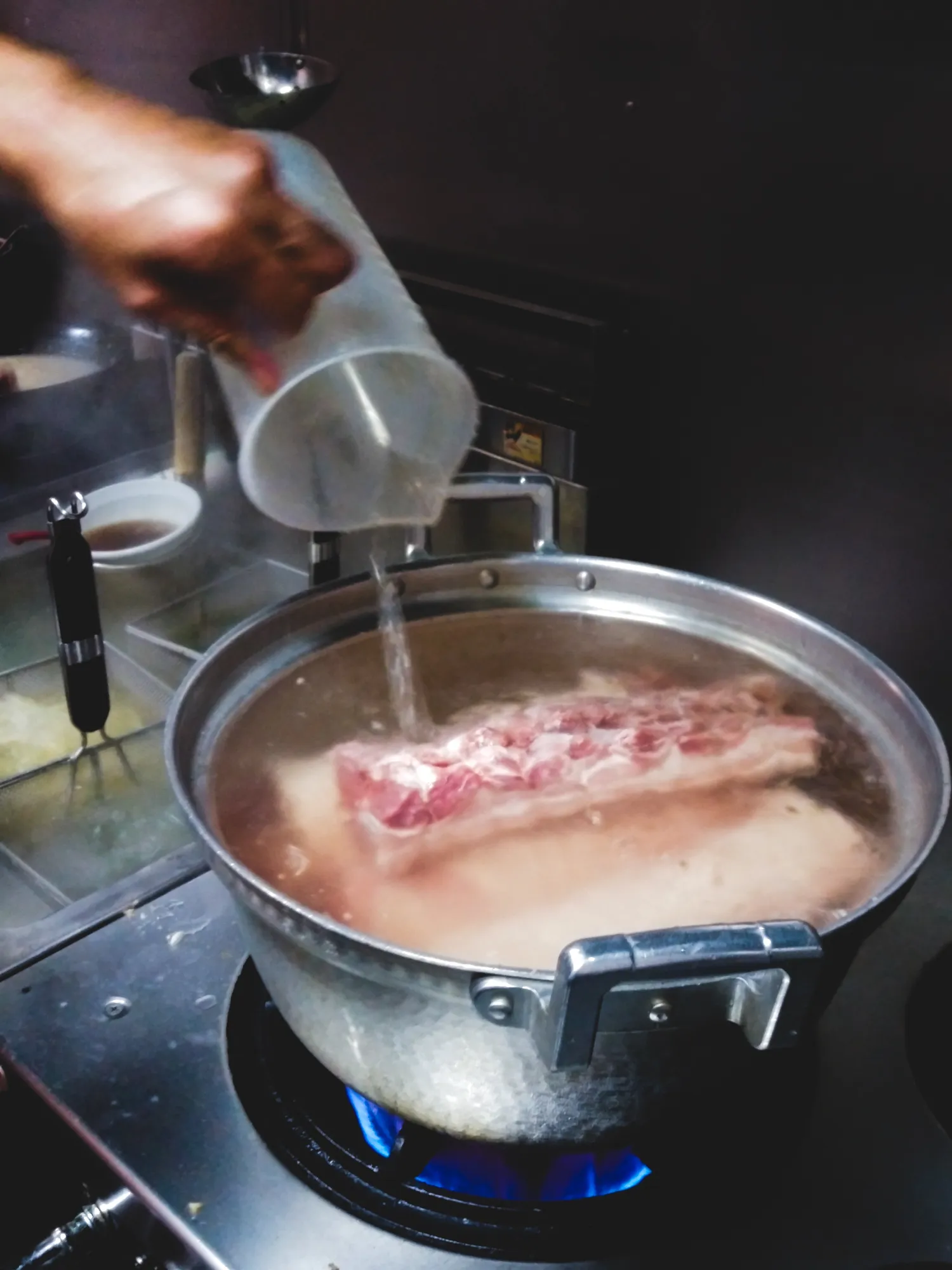 Preparation of chashu (Japanese braised pork)
