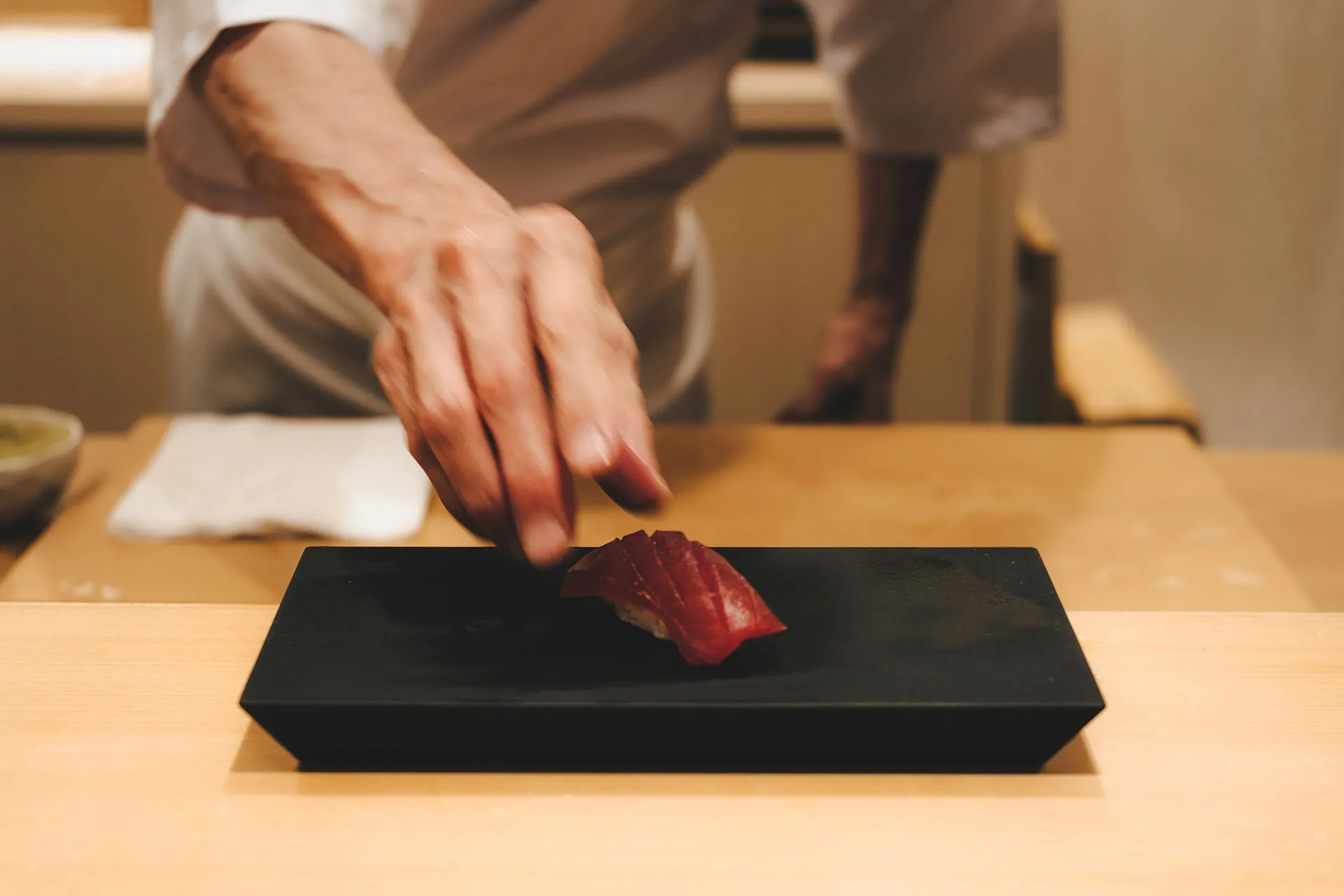 Hands-on training on sushi making