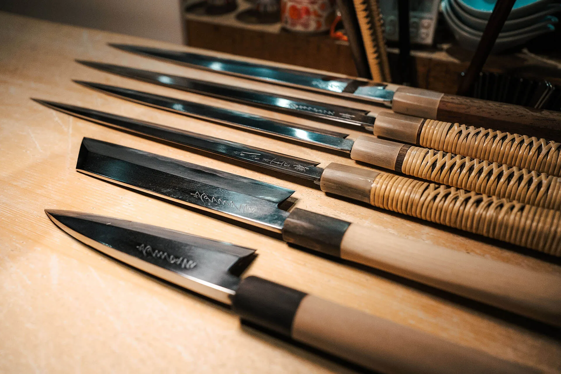 Learning how to maintain Japanese kitchen knives
