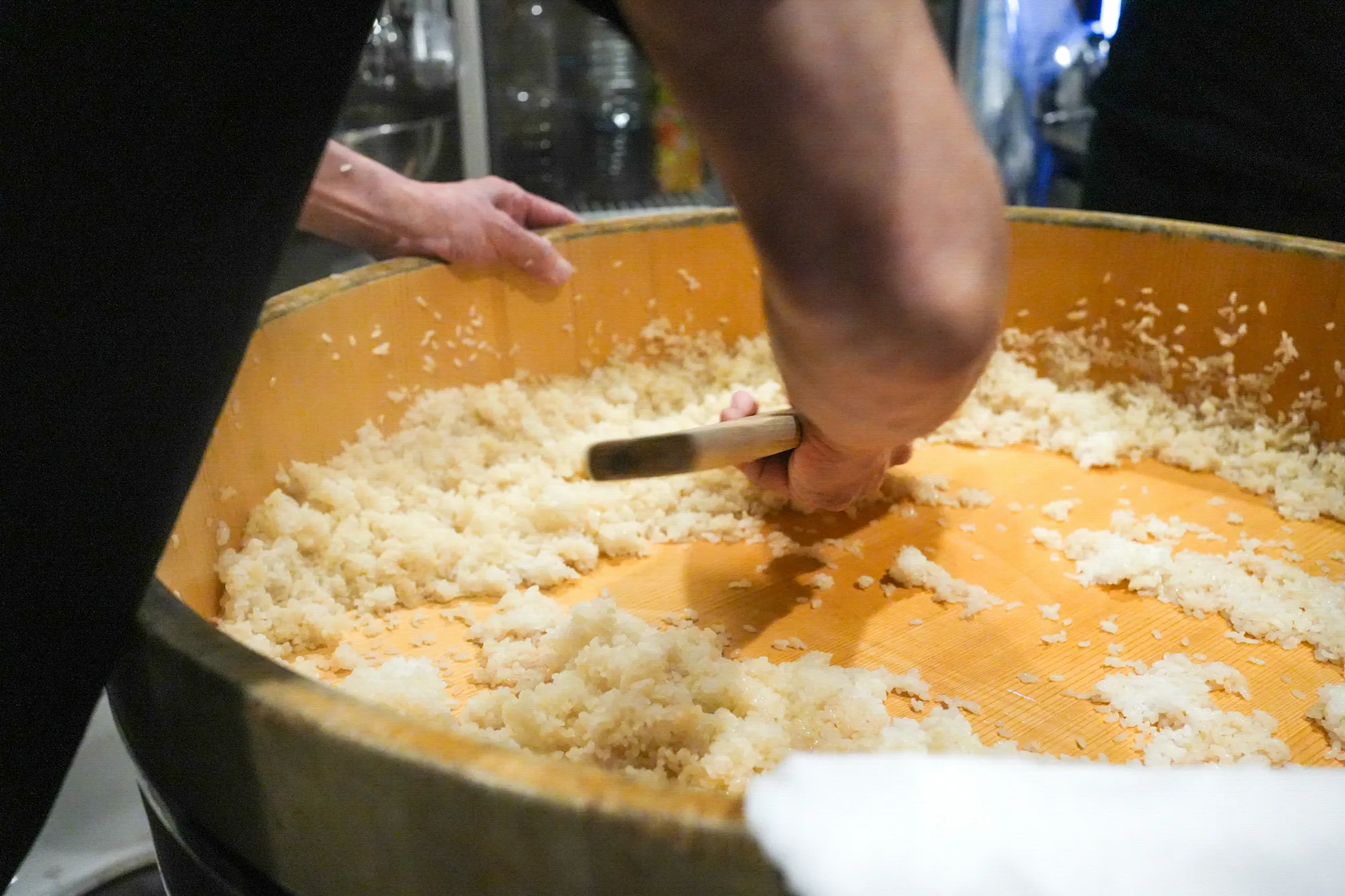 Training on sushi rice preparation