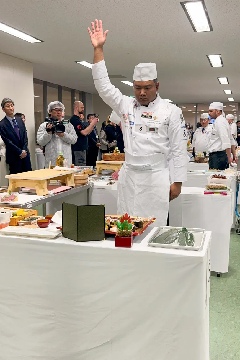 魚の切り方セッション(1日) & ワールドすしカップジャパン2023 - ピーターおめでとう！