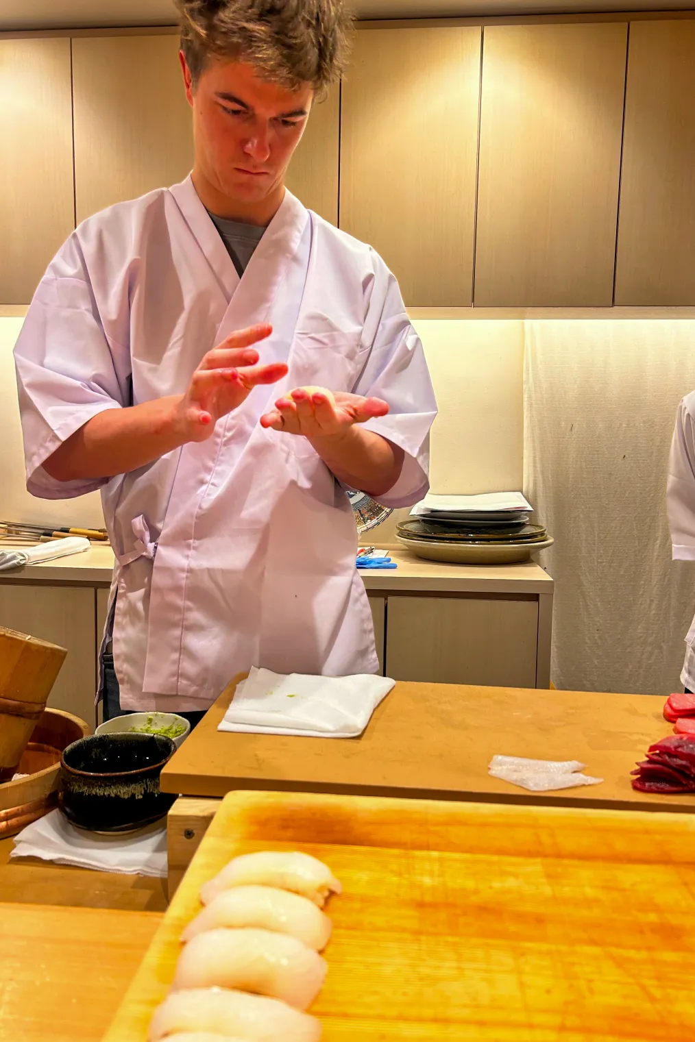 Lesson Report: One-Week Private Sushi Course